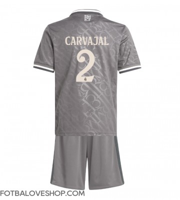 Real Madrid Daniel Carvajal #2 Dětské Alternativní Dres 2024-25 Krátký Rukáv (+ trenýrky)